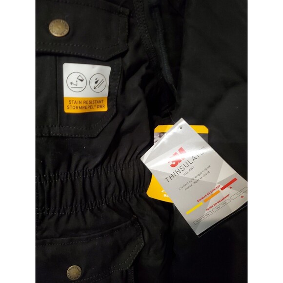 Eddie Bauer Workwear Coat - 3M Thinsulate - Black / XL - 0256 - Picture 15 of 16